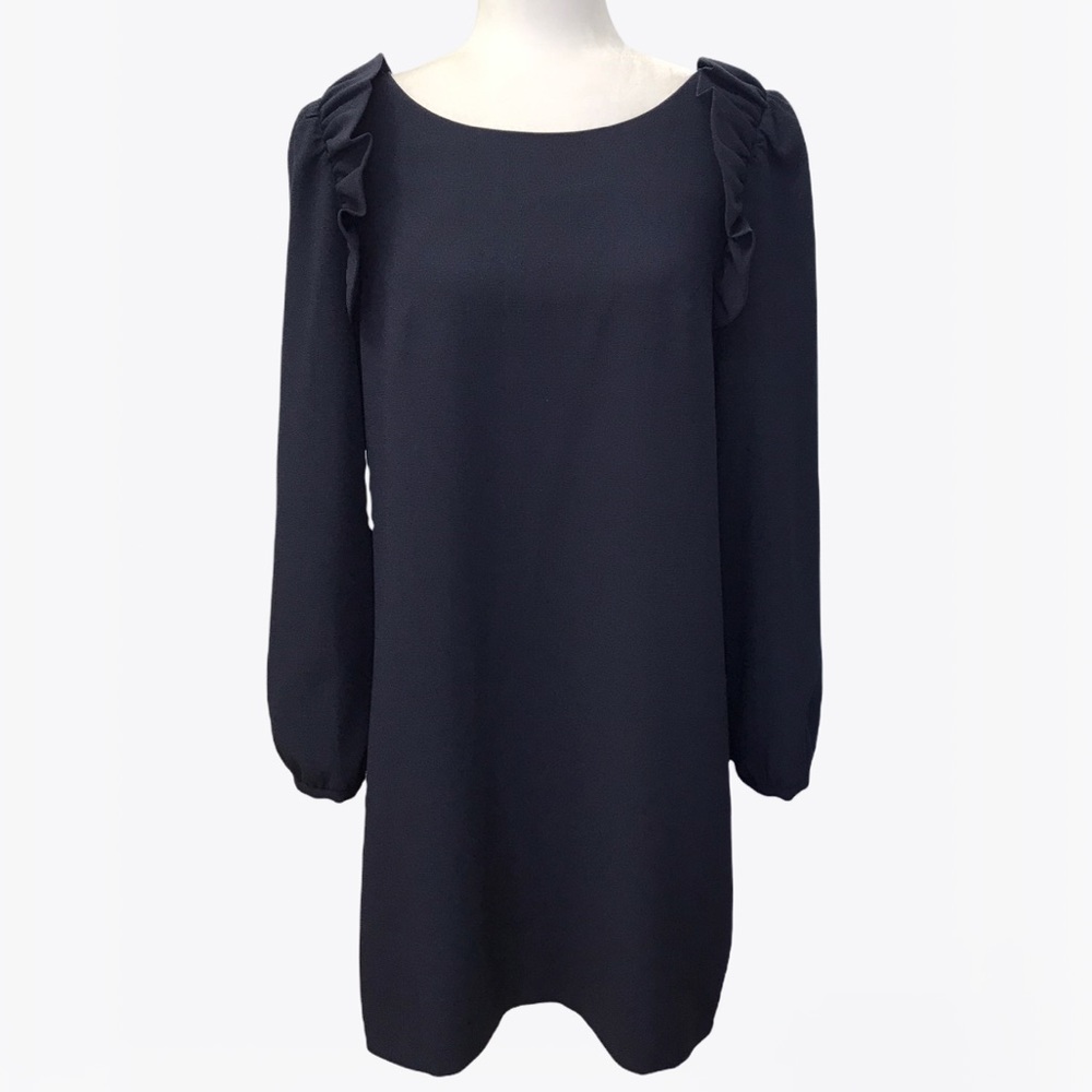 Eliza J Ruffle Accents Knee Women’s Dress - 12/14